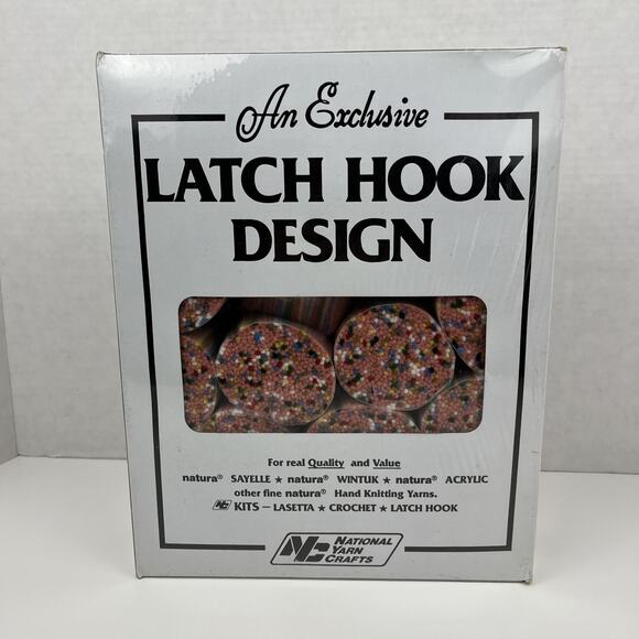 National Yarn Crafts Latch Hook Kit Carousel Unicorn Horse R886 20x27 Inch - Picture 5 of 6